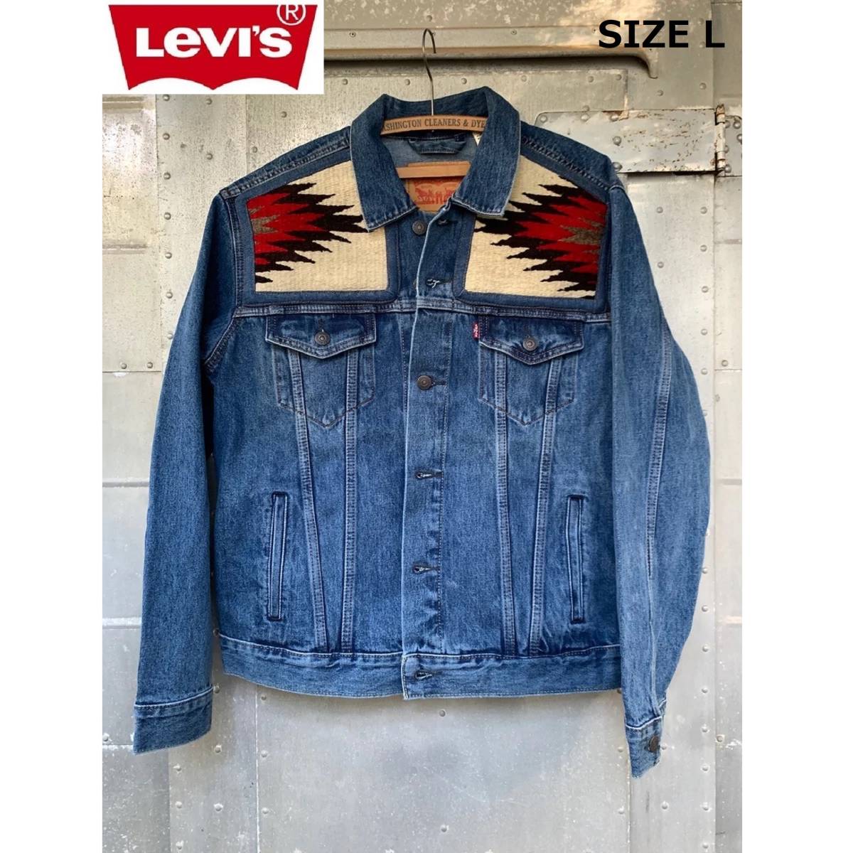 LEVI'S リーバイス 1920s Navajo Rug Jacket 1920年代 ナバホ族 ラグジャケット デニムジャケット ジージャン Gジャン サイズ L 72334 0130