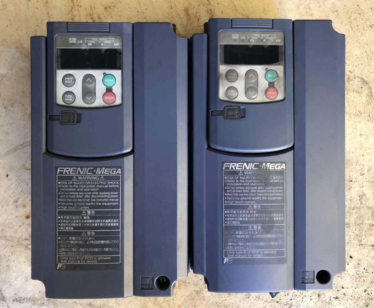 品】富士電機 低圧インバータ FRN3.7G1S-2J、FRN2.2G1S-2J