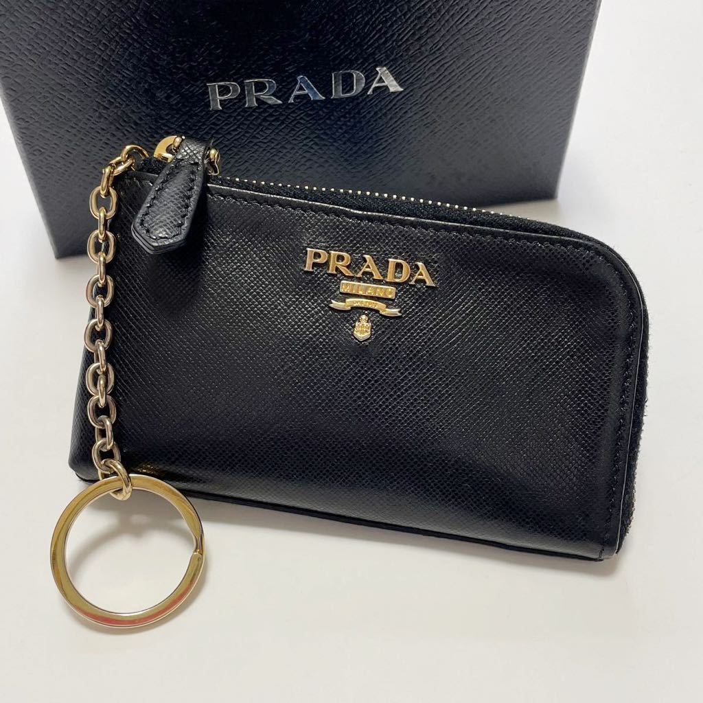 PRADA プラダ コインケース チャーム 小銭入れ くじら レザー 鯨