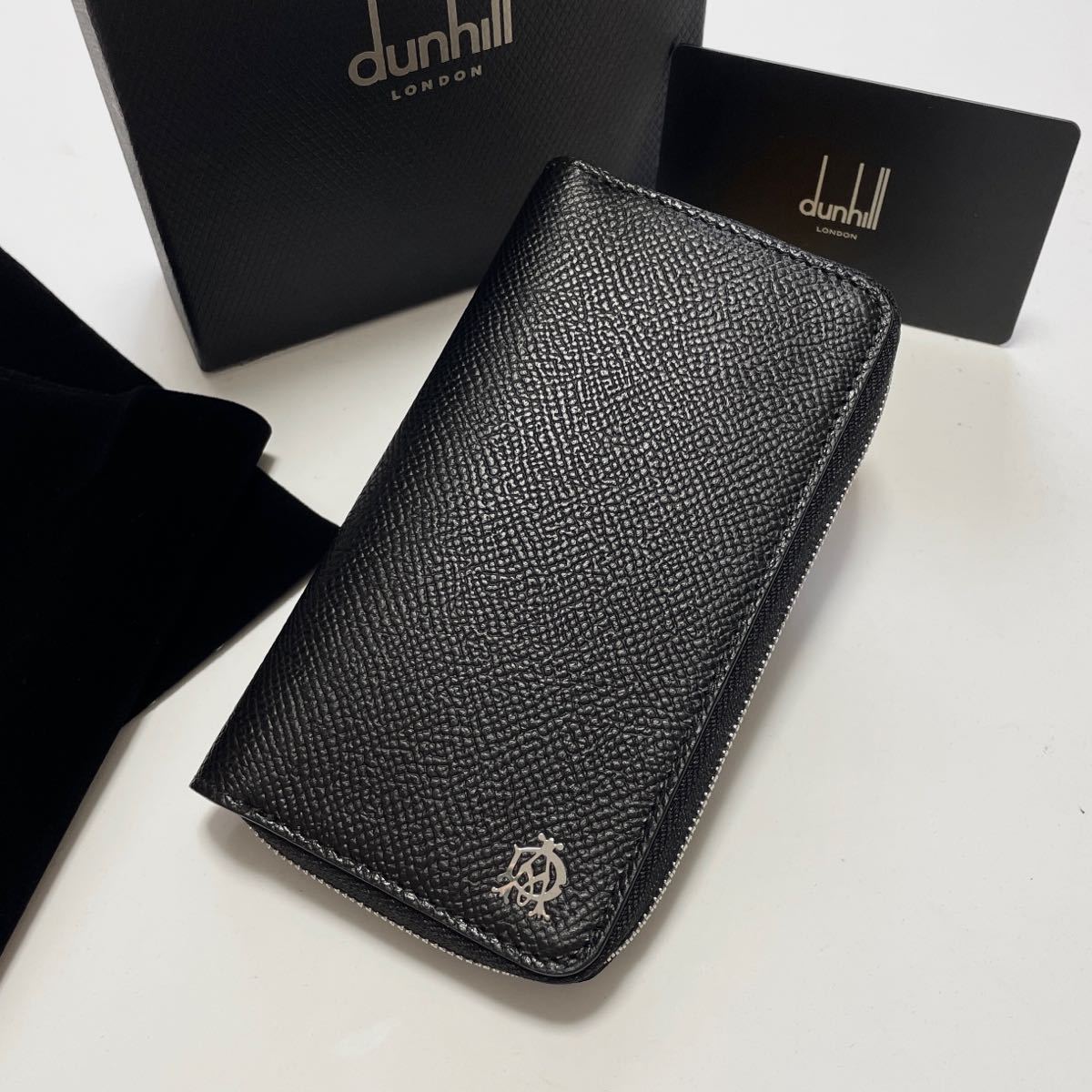 未使用】dunhill ダンヒル 6連 キーケース ブラック メンズ 高級-