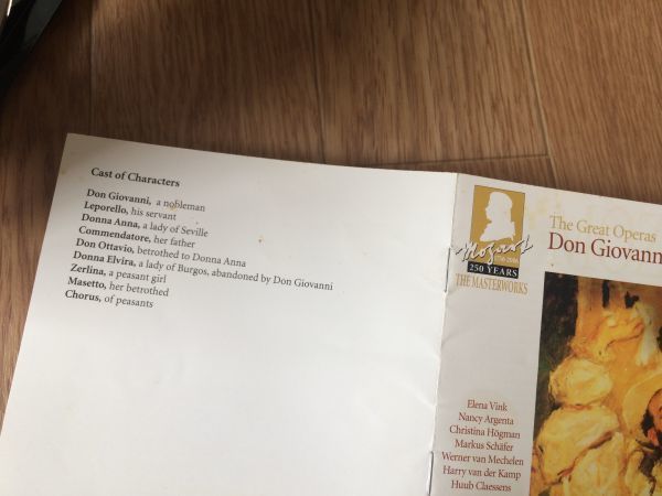 Brilliant Classics 3CD モーツァルト 歌劇 ドン・ジョバンニ 全曲 クイケン ラ・プティット・バンド メヘレン ヘーグマン クレッセンス_画像3