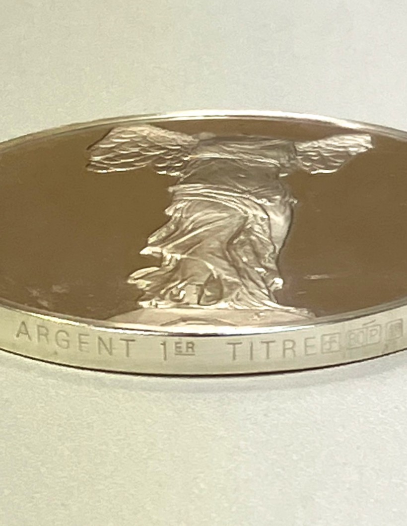 サモトラケのニケ　925　純銀メダル　フランス造幣局製_画像3