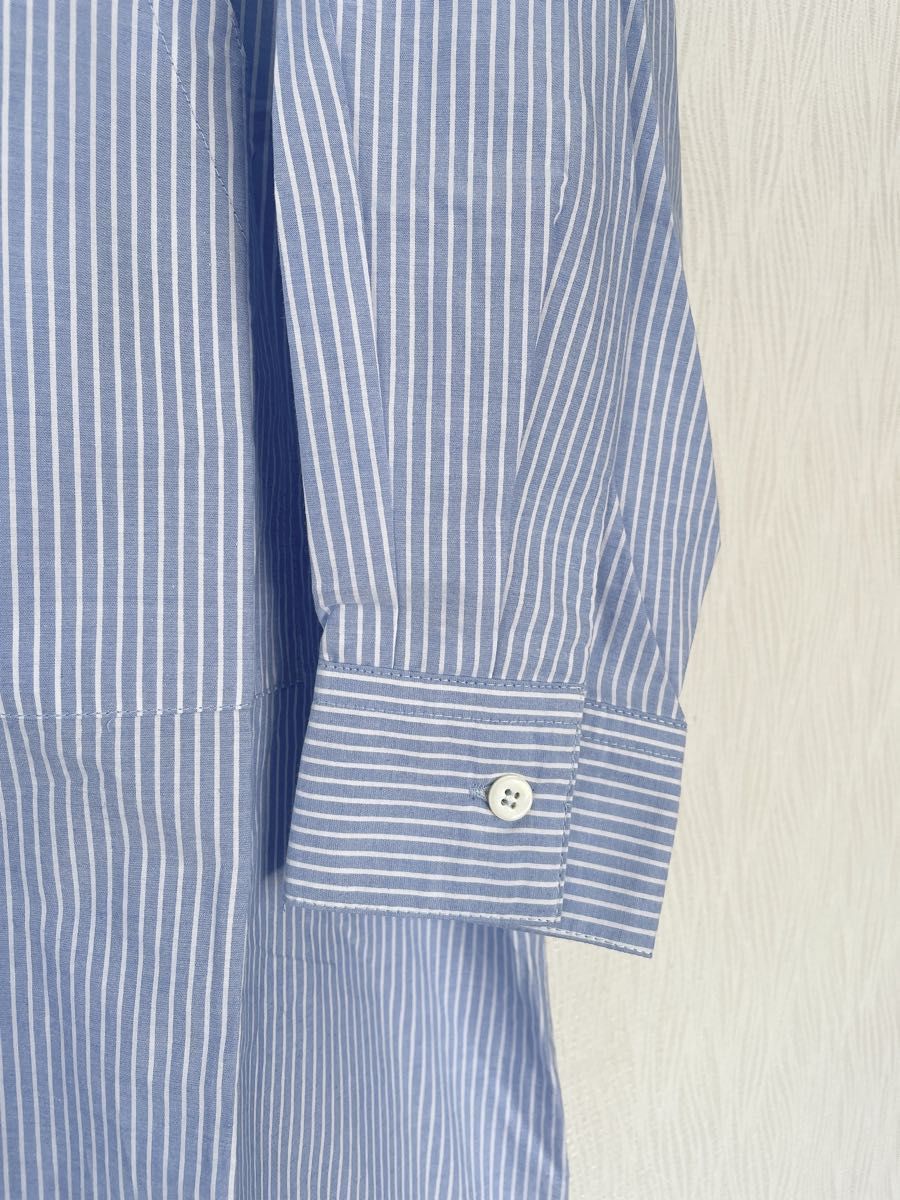 新品】MM6MaisonMargiela ストライプ シャツワンピース 40 | alfasaac.com