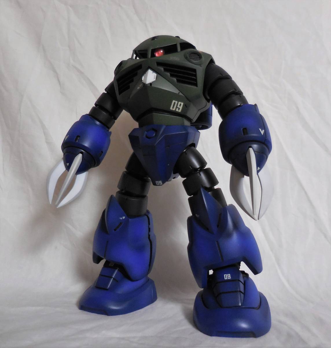 【返品?交換対象商品】 1/100 ☆MG MSM-07S 塗装完成品 ズゴック アナベル・ガトー専用 完成品