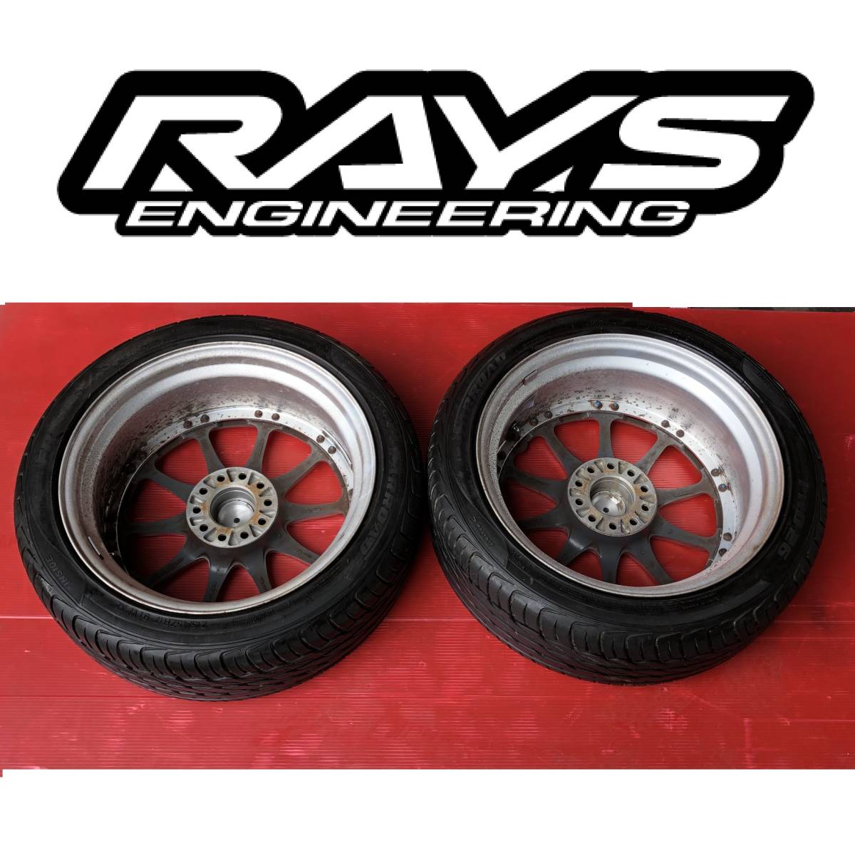RAYS ENGINEERING レイズ ボルクレーシング VR GT-N 17インチ 7J +35　 PCD114.3　5Ｈ　 215/45R17　2本 　 チェイサー　ドリ車　　(6/203)_画像10