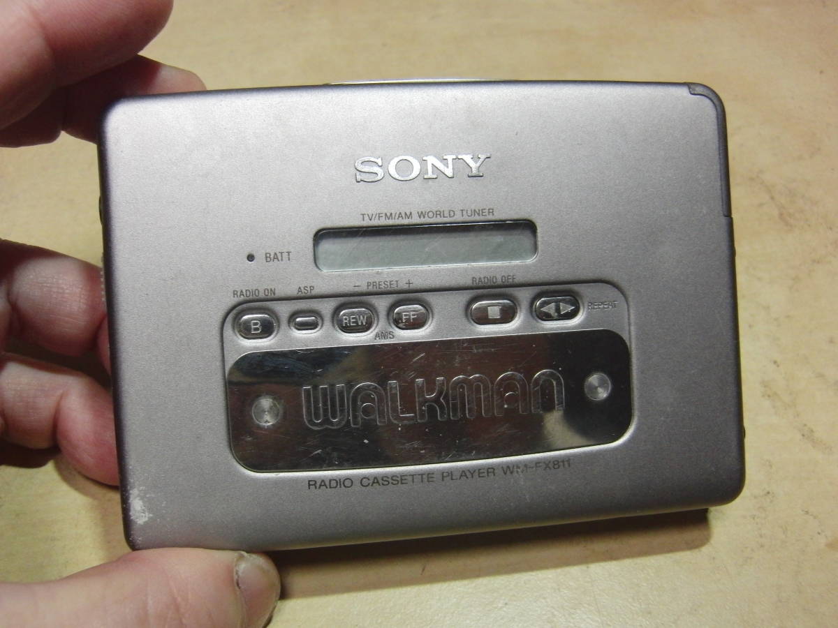 SONY 1994 year cassette Walkman WM-FX811 operation guarantee SONY 1994 year cassette Walkman WM-FX811 operation guarantee