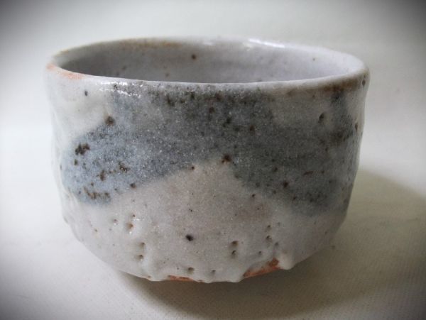 【睦】美濃 瀬戸焼 志野 小林利山作 茶道具 抹茶茶碗 志野焼 共箱■_画像2