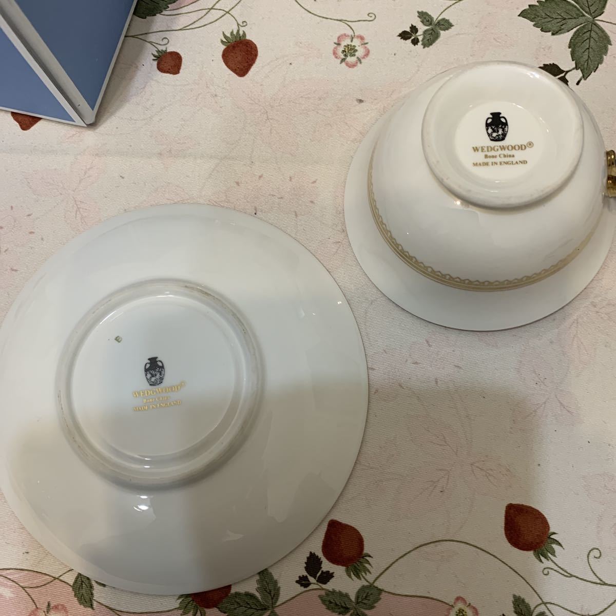 ウェッジウッド コロンビア パウダーブルー ティーカップ&ソーサー
