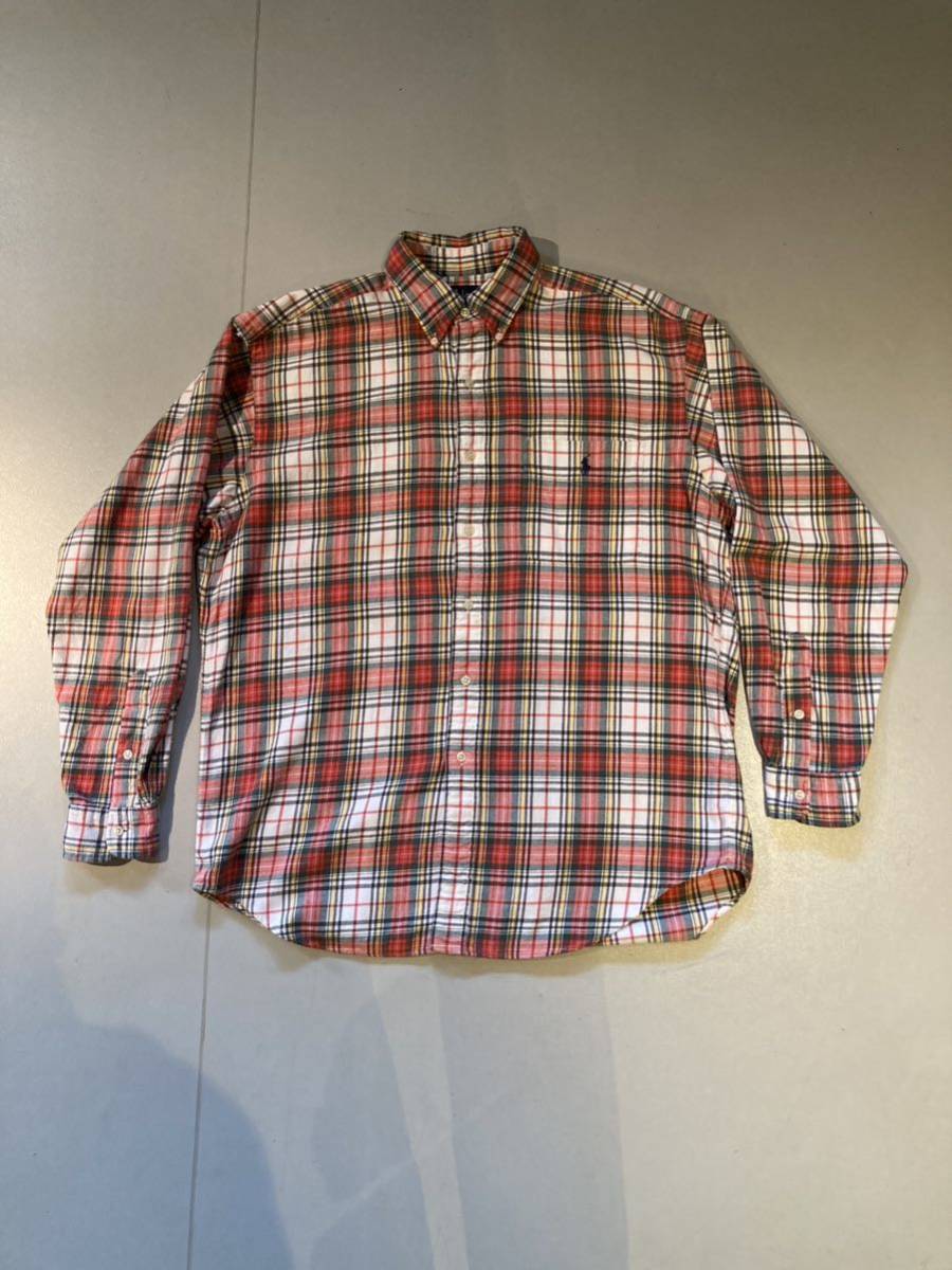 90s polo Ralph Lauren L/S shirt 『BLAIRE』ラルフローレン　長袖シャツ チェックシャツ