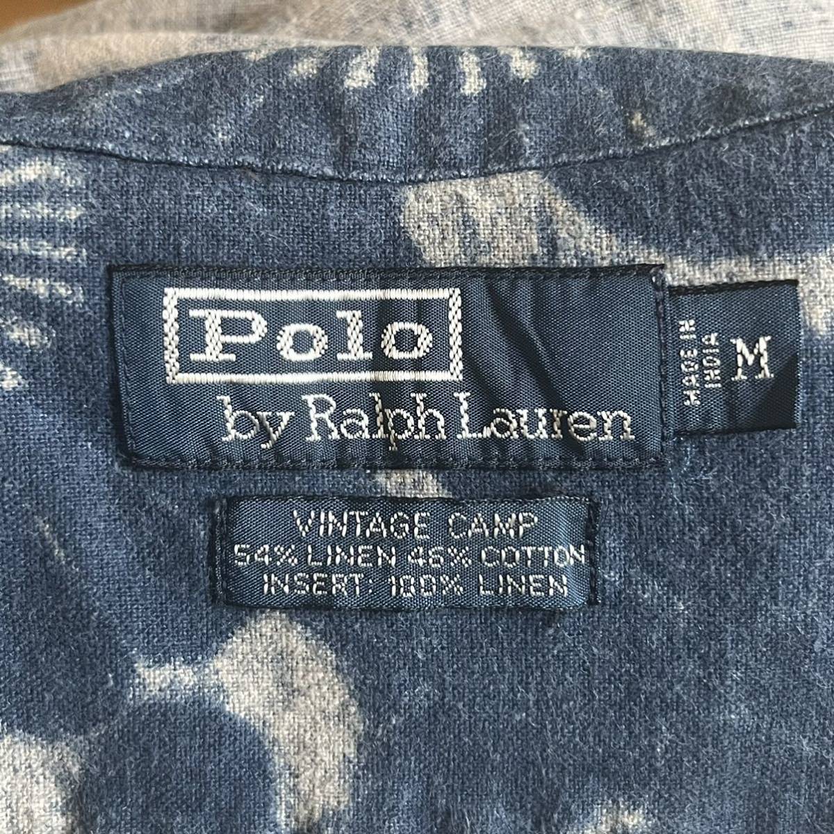 激レア M POLO RALPH LAUREN vintage camp shirt rrl country sport