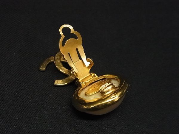1円 □美品□ CHANEL シャネル ココマーク 94A 片耳のみ クリップ式