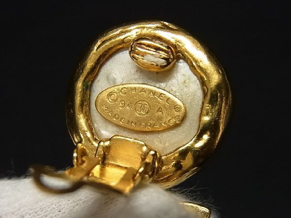 1円 □美品□ CHANEL シャネル ココマーク 94A 片耳のみ クリップ式