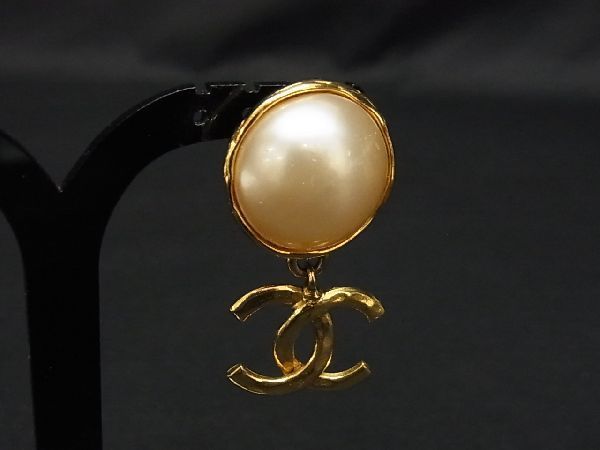1円 □美品□ CHANEL シャネル ココマーク 94A 片耳のみ クリップ式