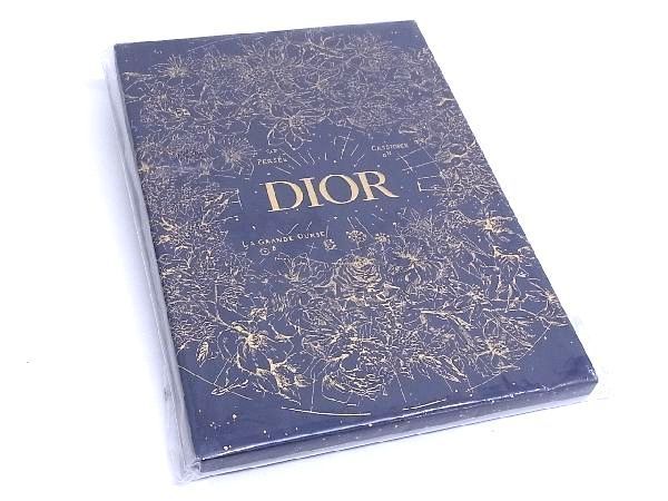 ■未開封■新品■未使用■ Christian Dior クリスチャンディオール CARNET PREMIUM NOEL 22 ノートブック 文房具 ネイビー系 BC9755キk