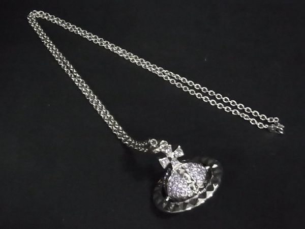 # new goods # unused # Vivienne Westwood Vivienne ja Ian too-b long necklace pendant accessory silver group AJ3464UZ