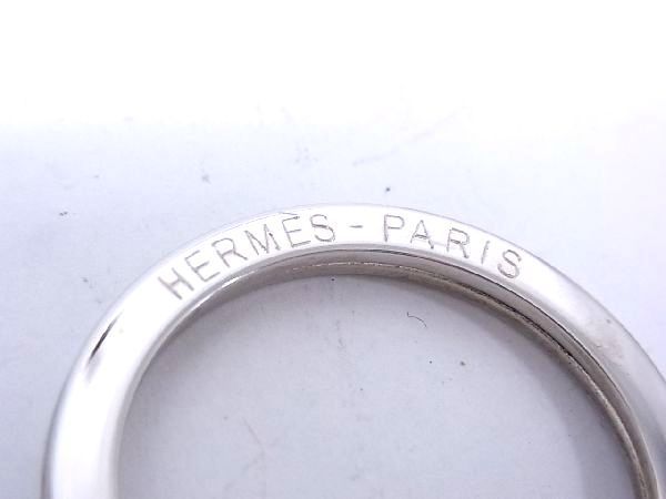 # превосходный товар # HERMES Hermes karu men кожа серебряный металлические принадлежности кисточка сумка очарование брелок для ключа кольцо для ключей orange серия AK3614