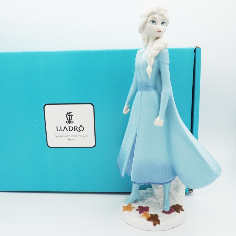 【希少品】 リヤドロ LLADRO 9113 エルサ ELSA ディズニー アナと雪の女王 FROZEN II フィギュリン_画像1