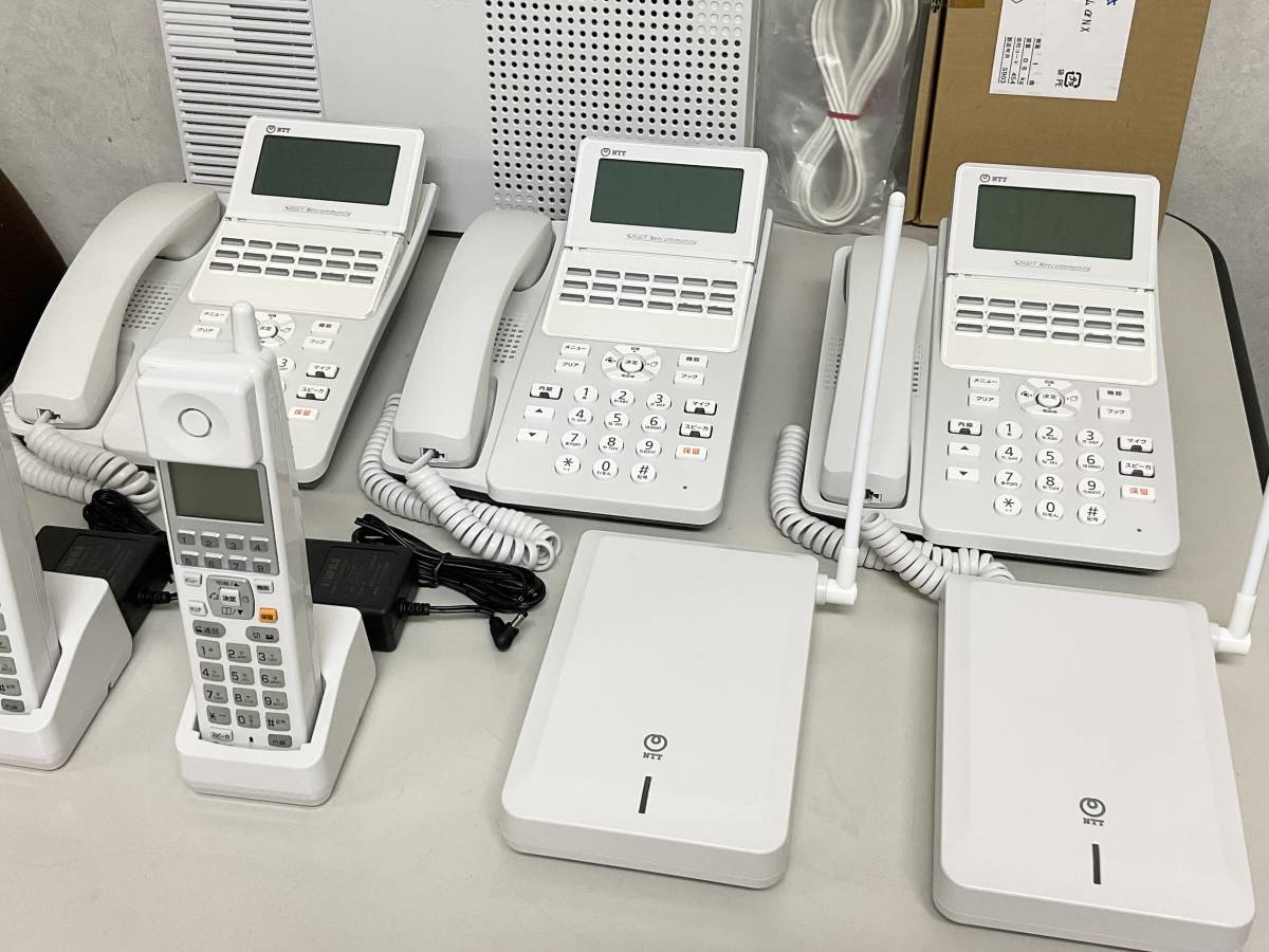 NTT αN1 N1S 主装置・電話機5台セット DECL・VMU・4BRU付 ビジネス ...