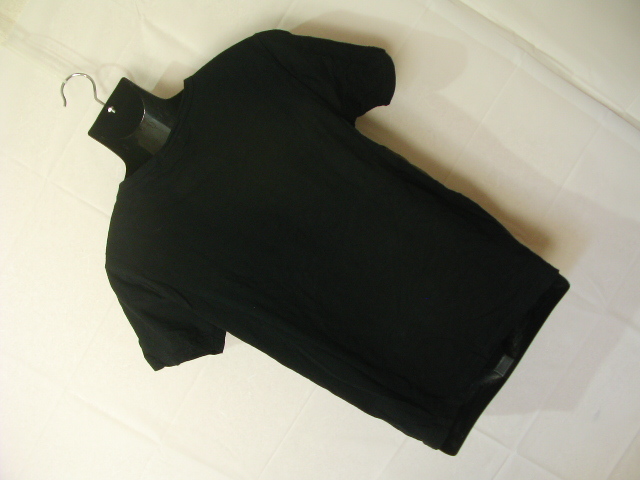 ssy6152 SLICK 半袖 Tシャツ カットソー ブラック×カーキ×グレー ■ 配色 ■ 切り替え クルーネック サイズ1/S_画像10