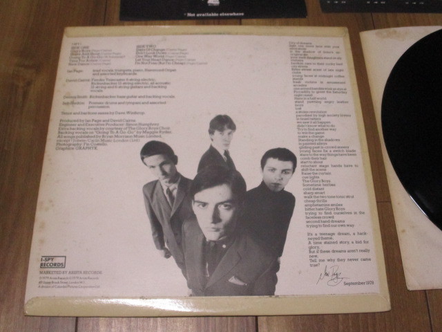 SECRET AFFAIR シークレット・アフェアー GLORY BOYS グローリー・ボーイズ 英 LP イアン・ペイジ IAN PAGE DAVID CAIMS _画像3