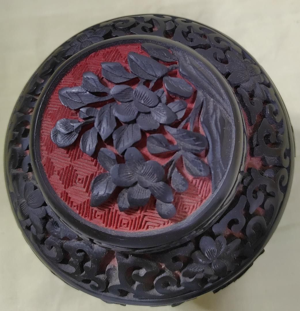 人気商品!中国 銅胎堆朱岩椿彫香合 3セット | www.mclegal.info