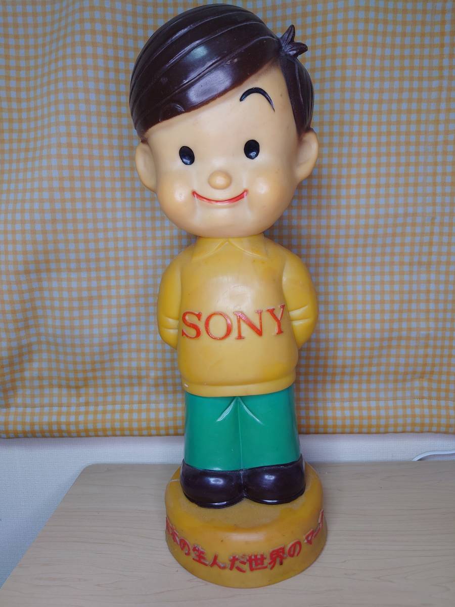  ценный витрина для Sony .. примерно 51cm Showa Retro SONY Sony sofvi кукла подлинная вещь античный retro витрина для дисплей кукла 