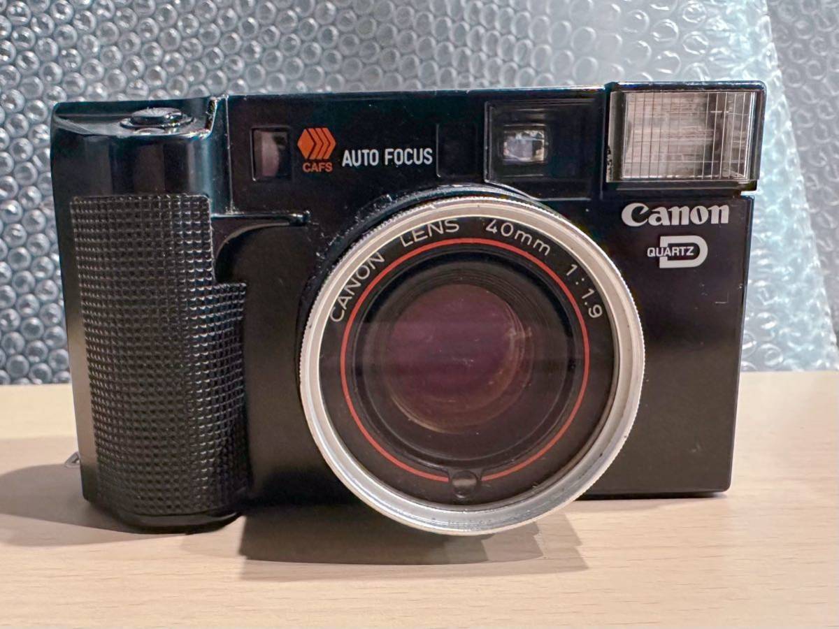 Canon コンパクトフィルムカメラ AF35ML QUARTZ DATE ジャンク品_画像1