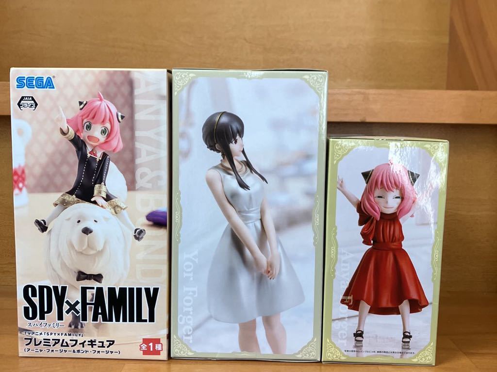 プレミアムフィギュア スパイファミリー SPY×FAMILY アーニャ ヨル ボンド セット 1780枚3,000円★薄型オイル交換シール 汎用オイル交換ステッカー フルード交換に オマケはタイヤ交換保管ステッカー