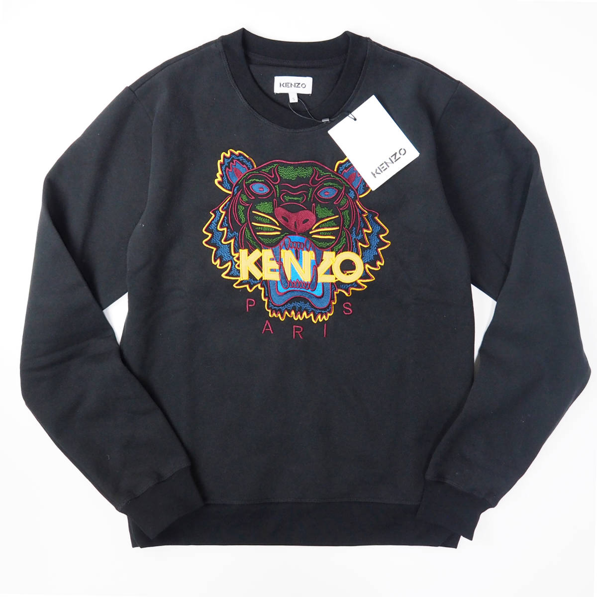 お見舞い ケンゾー KENZO タイガー L ブラック トレーナー スウェット