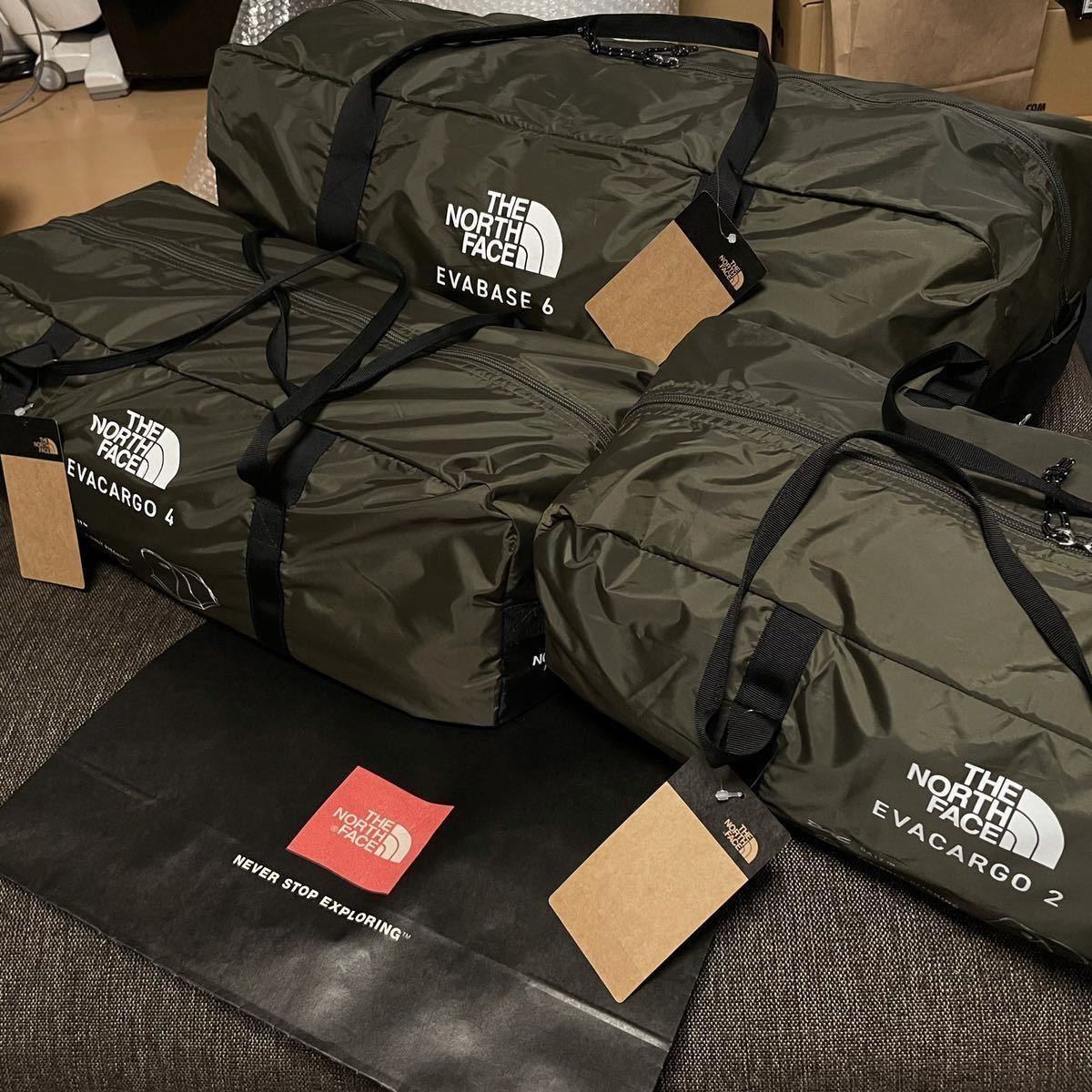 新品・未開封】ノースフェイス【エバベース6 エバカーゴ2 エバカーゴ4