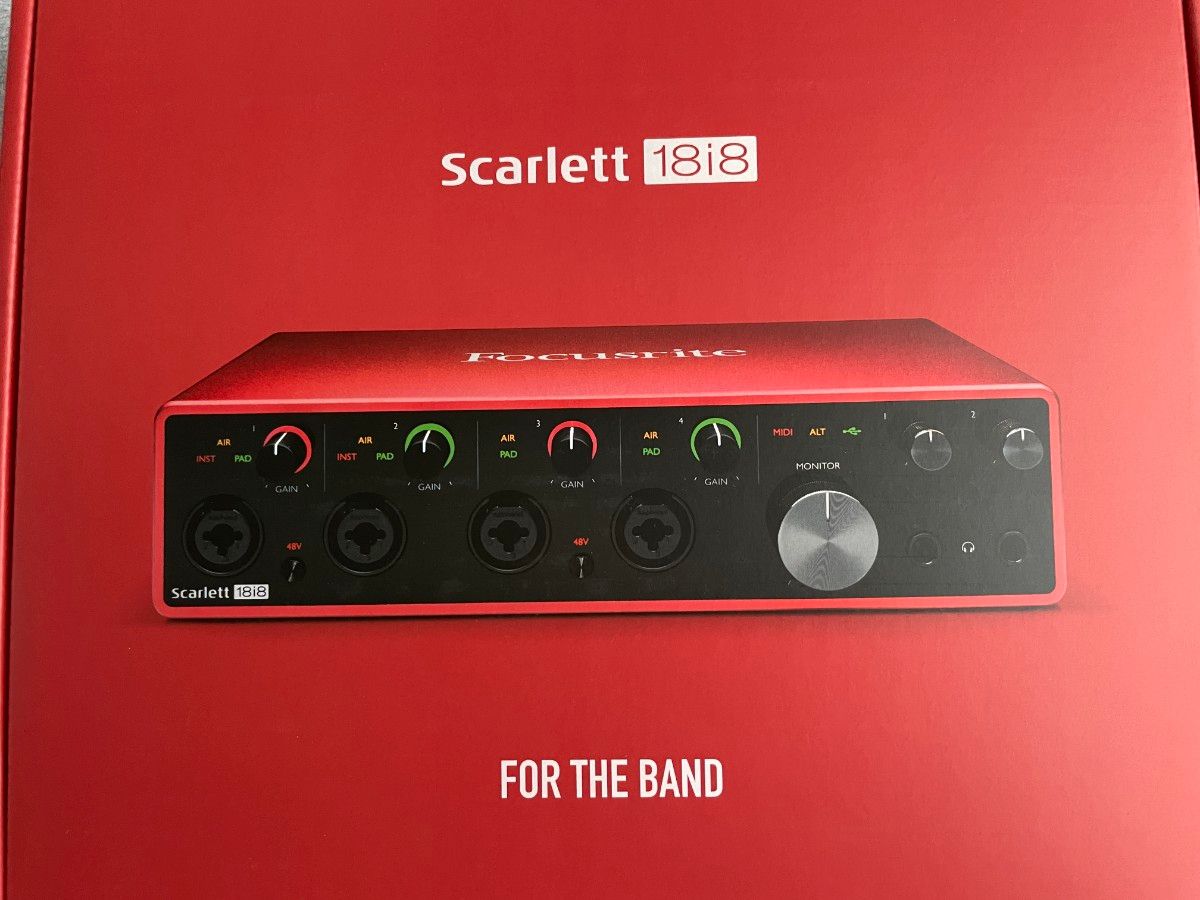 Focusrite Scarlett 18i8 3rd Gen. オーディオインターフェース　動作確認済み美品