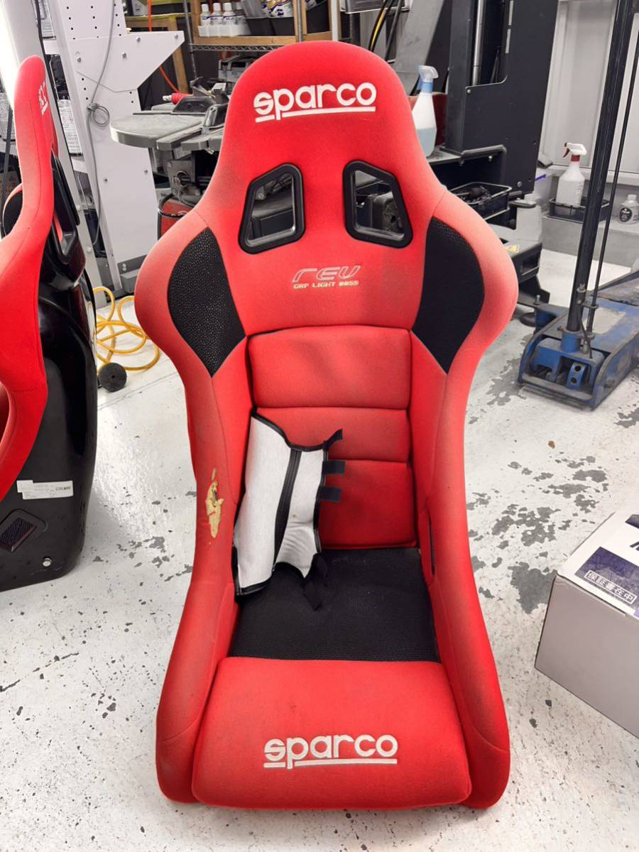 引取のみ)廃盤 sparco スパルコ フルバケ sprint 内装品、シート