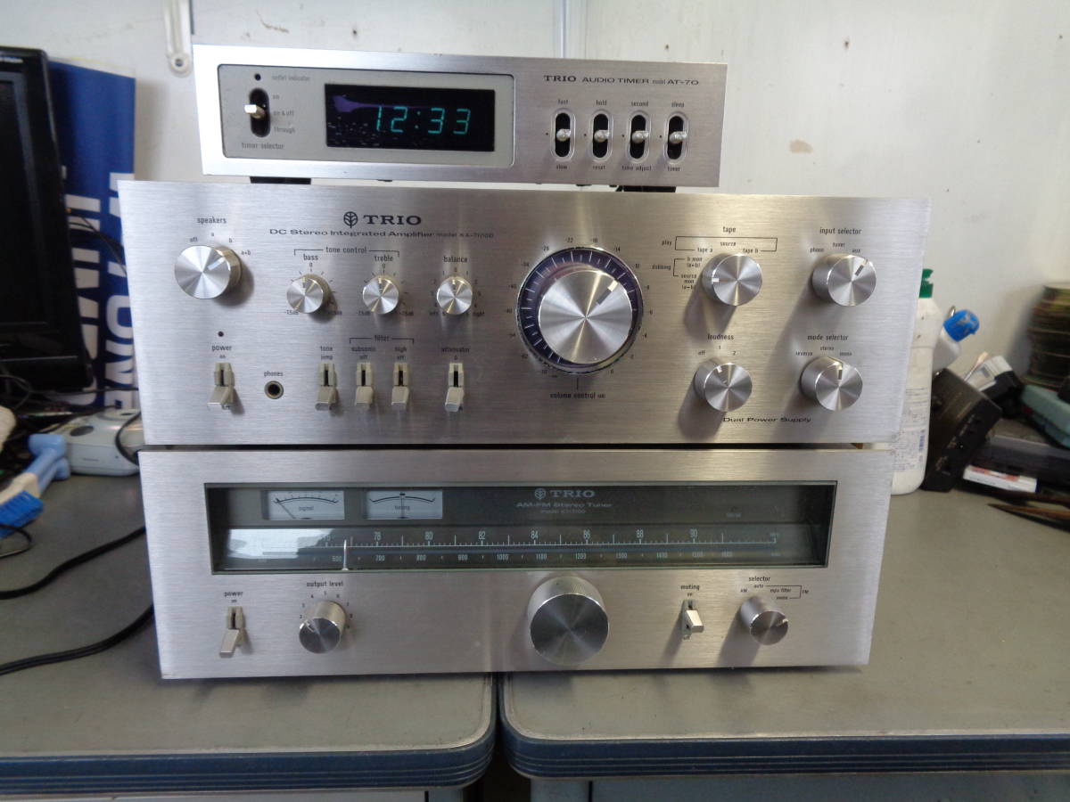 MK7848 TRIO トリオ AT70 KA-7100D KT7100 オーディオセット 一般 MK7848 TRIO トリオ AT70 KA-7100D KT7100 オーディオセット 一般