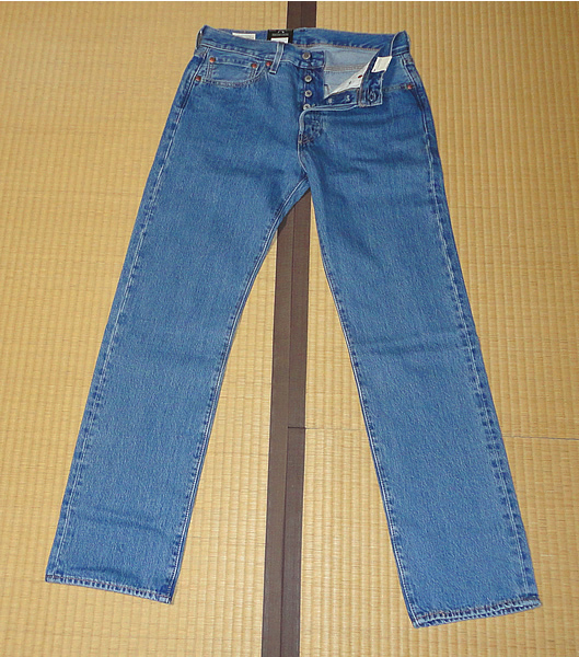 即決 送料無料 LEVIS 501 00501-3271 W31 青色系 新品 ビッグE 綿100％ レギュラー ボタンフライ プレミアムモデル 2022モデル 定価14300円