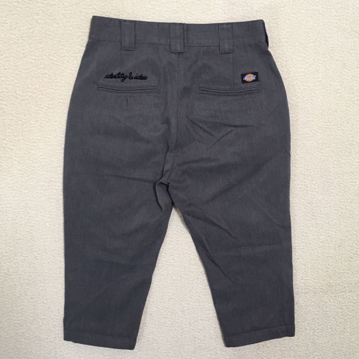 Dickies アーバンリサーチ クロップドパンツ Mサイズ 81cm グレー 美中古 ディッキーズ 膝丈 メンズ アメカジ 古着 ワークパンツ_画像2