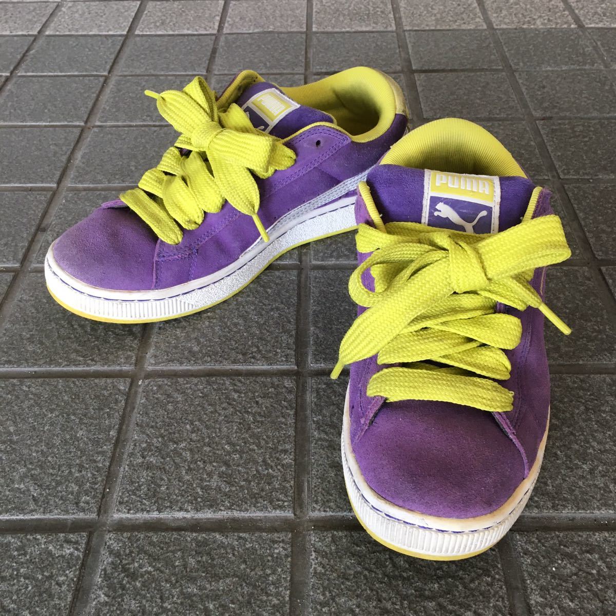 PUMA 347170 スケートボード スニーカー US9 Suede Lakers USED プーマ