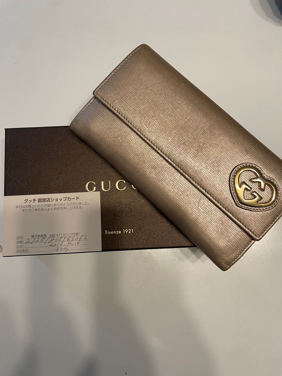 GUCCI 長財布　横浜高島屋で購入