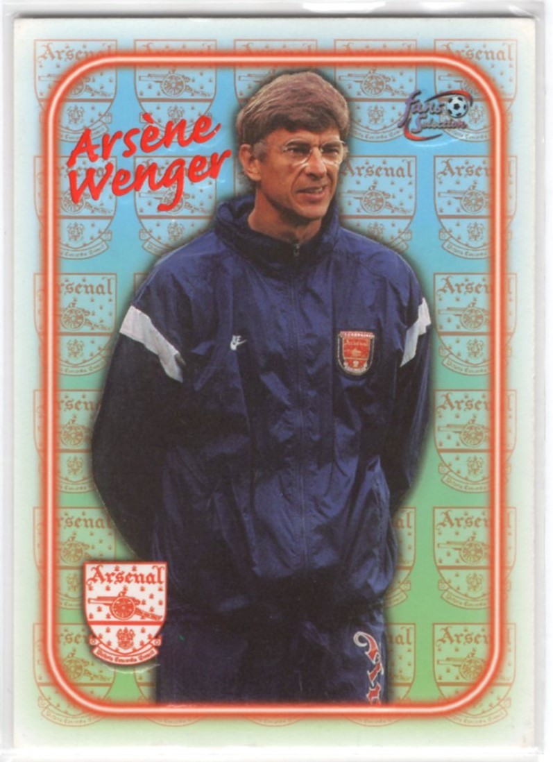 Arsene Wenger ＜1997 Fans Selection Arsenal SE17＞ エンボス加工インサート アーセン・ベンゲル 名古屋