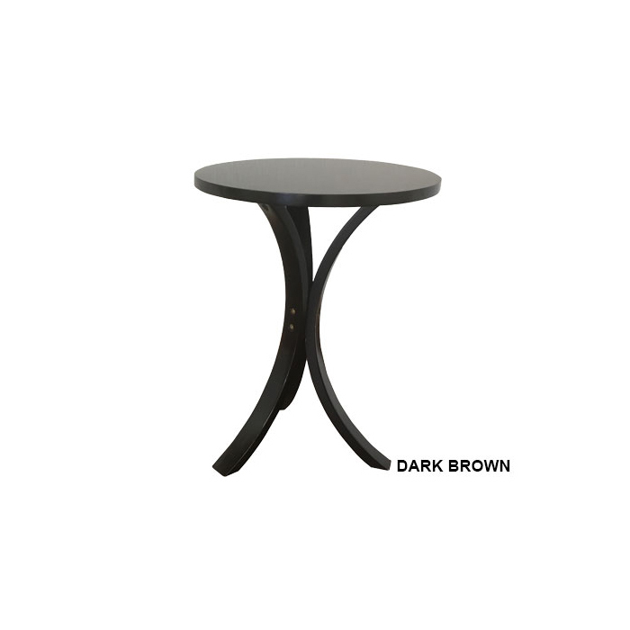 サイドテーブル 木製 円形 幅40 ナイトテーブル テーブル ミニ ベット ソファ サイド おしゃれ 花台 ダークブラウン M5-MGKFD00022DBRの画像1