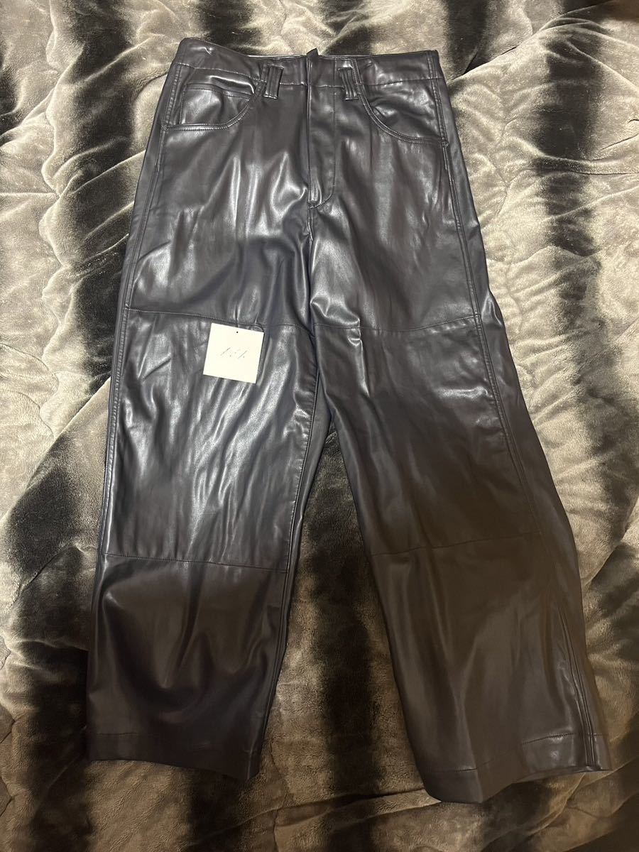 早い者勝ち】saby サバイ 20aw フェイクレザーパンツ smcint.com
