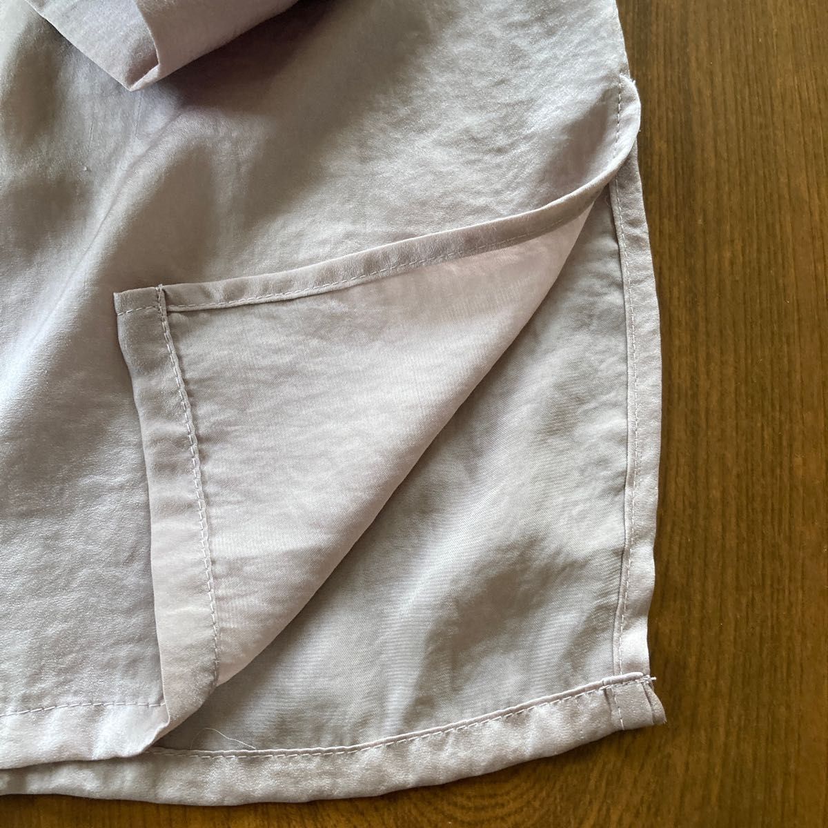 チャオパニック　オーバーサイズシャツ　M  両胸ポケット　裾スリット　