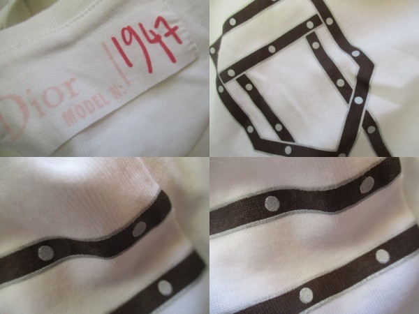 即決 Christian Dior クリスチャンディオール Archive キッズ 子供用 プリント ノースリーブTシャツ 12A(140～150)サイズ レディースも可 _画像9