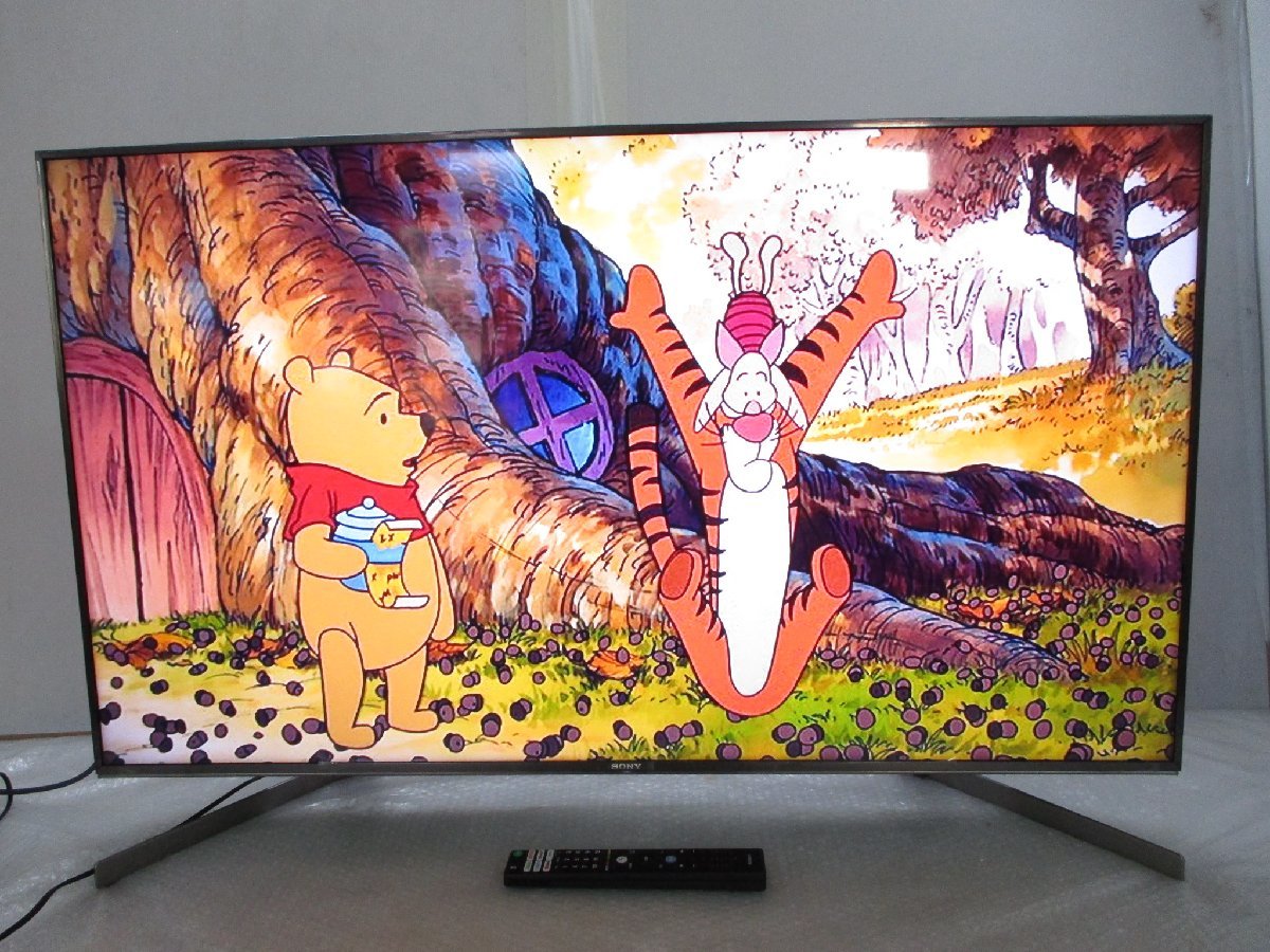 SONY ソニー BRAVIA 49V型 4K 液晶テレビ KJ-49X9500G 2019年製 リモコン付き w42011