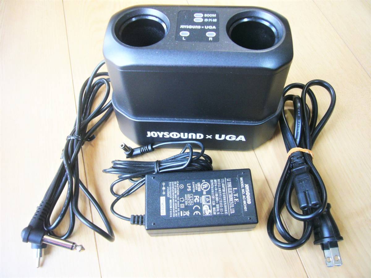♪ JOYSOUND 電波式ワイヤレスレシ-バ-・WT-8700/マイク