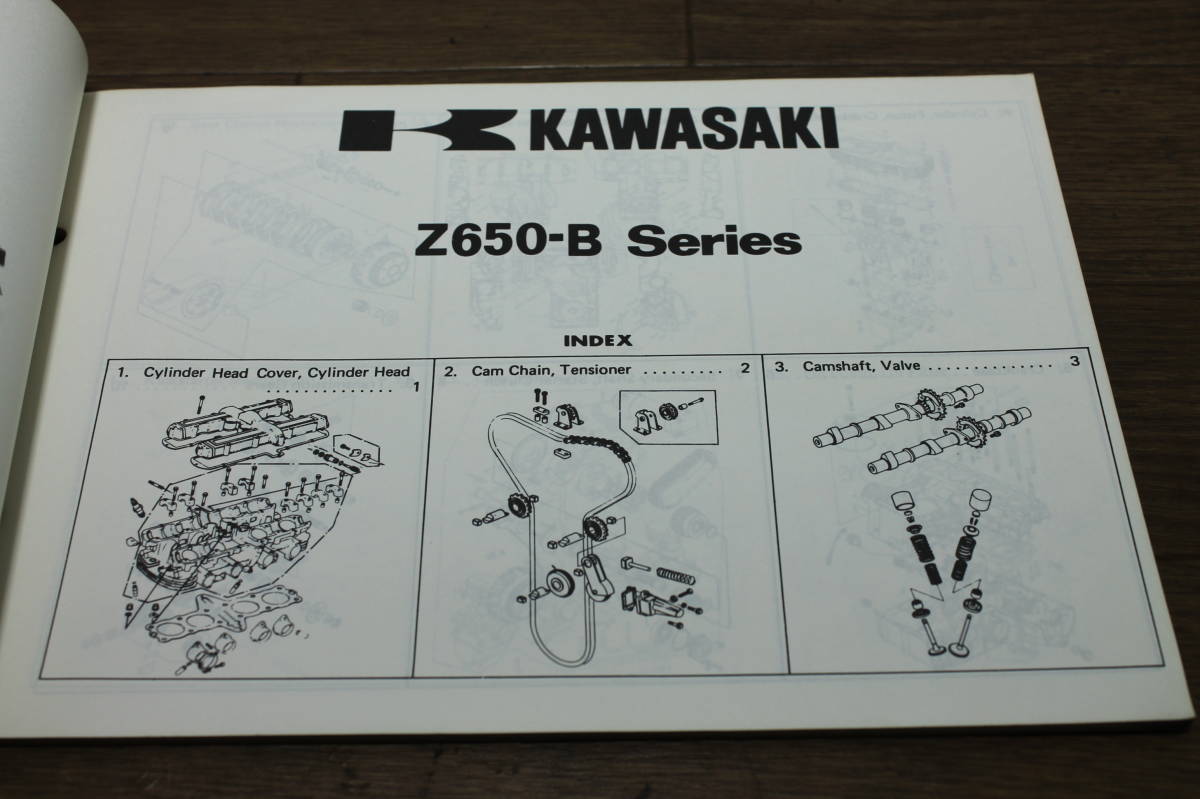 * Kawasaki Z650-B ① The pa- каталог запчастей список запасных частей 99911-1002-01 S53.6.30 Z650 супер редкий очень редкий 