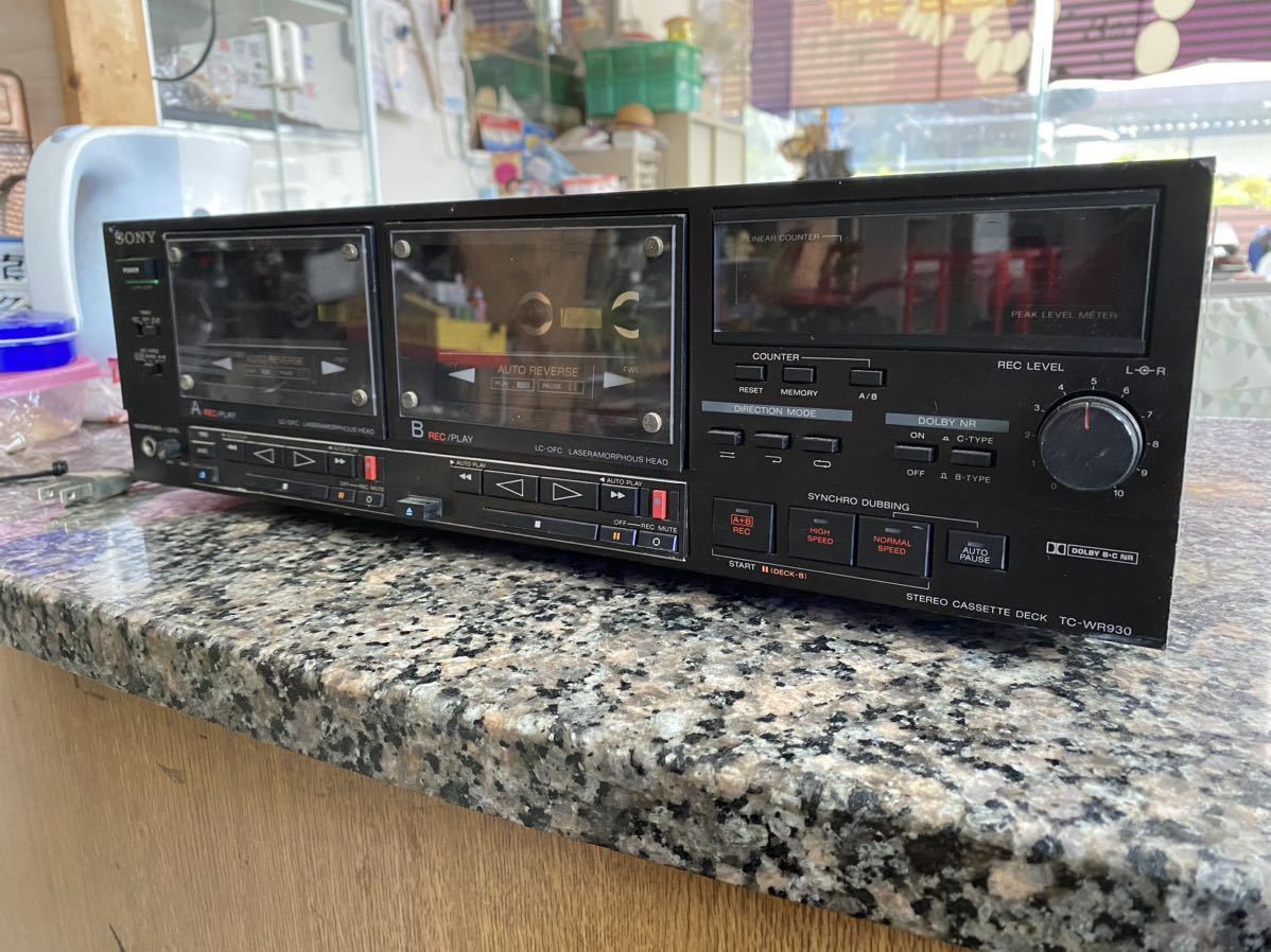 新作入荷!! 昭和レトロ ソニーカセットコーダー TC-1100 昭和家電 稼働