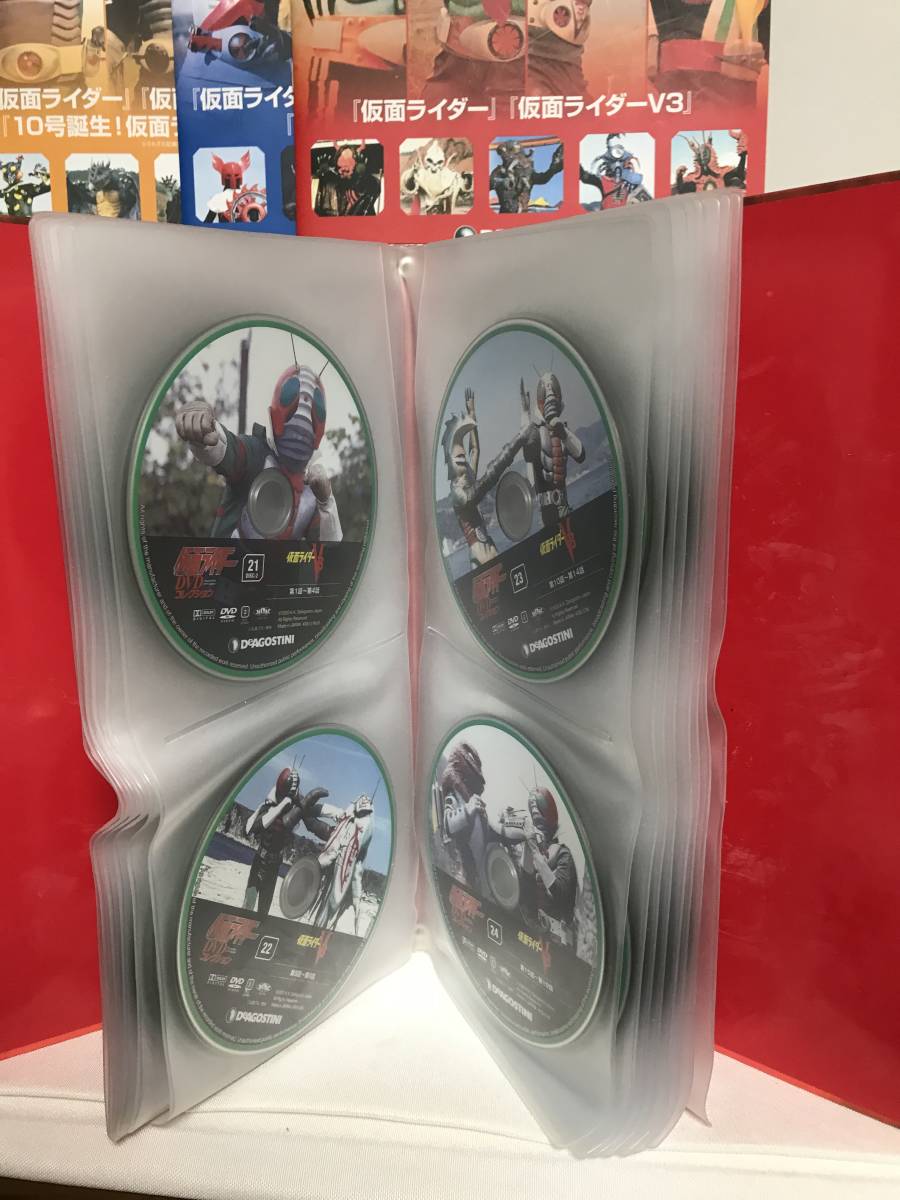 【仮面ライダーDVDコレクション】全98巻 冊子+DVD/各専用バインダー収納 シール図鑑付★デアゴスティーニの画像2