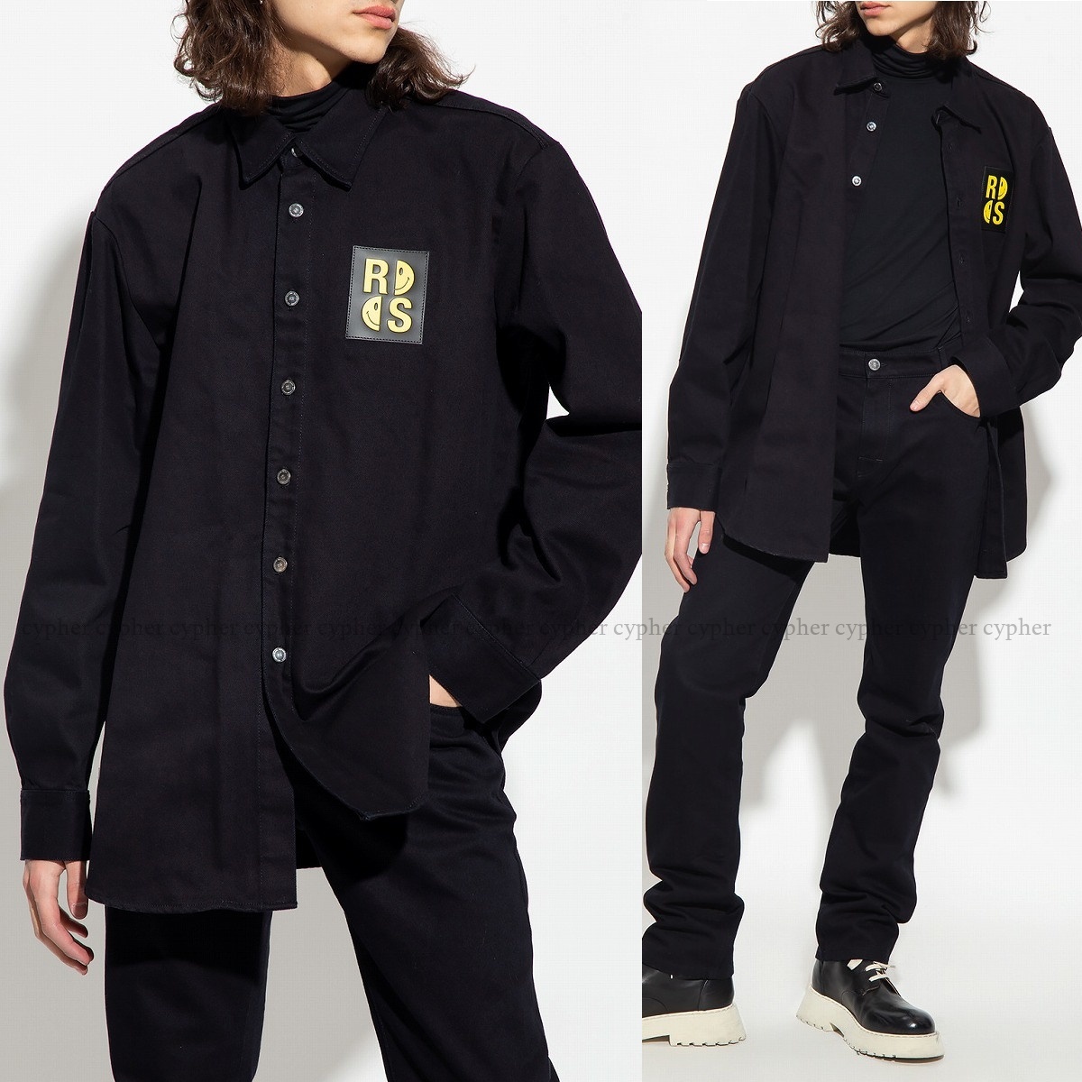 Yahoo!オークション - XS 新品 22AW RAF SIMONS SMILEY