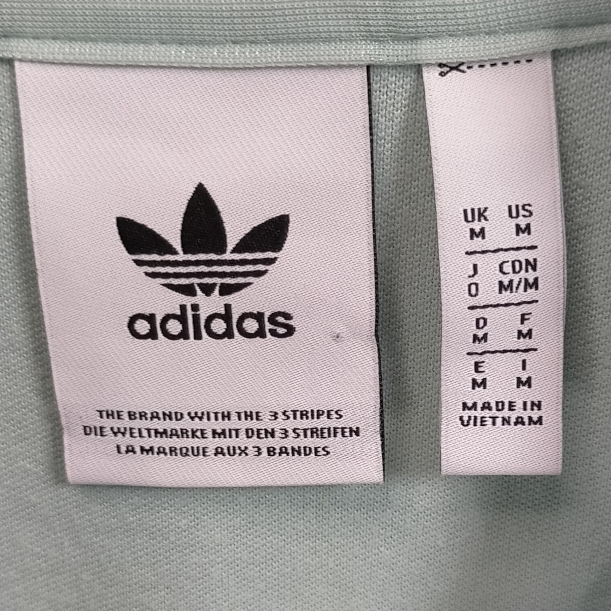 希少 XL くすみグリーン adidas アディダス 緑 白 Green White