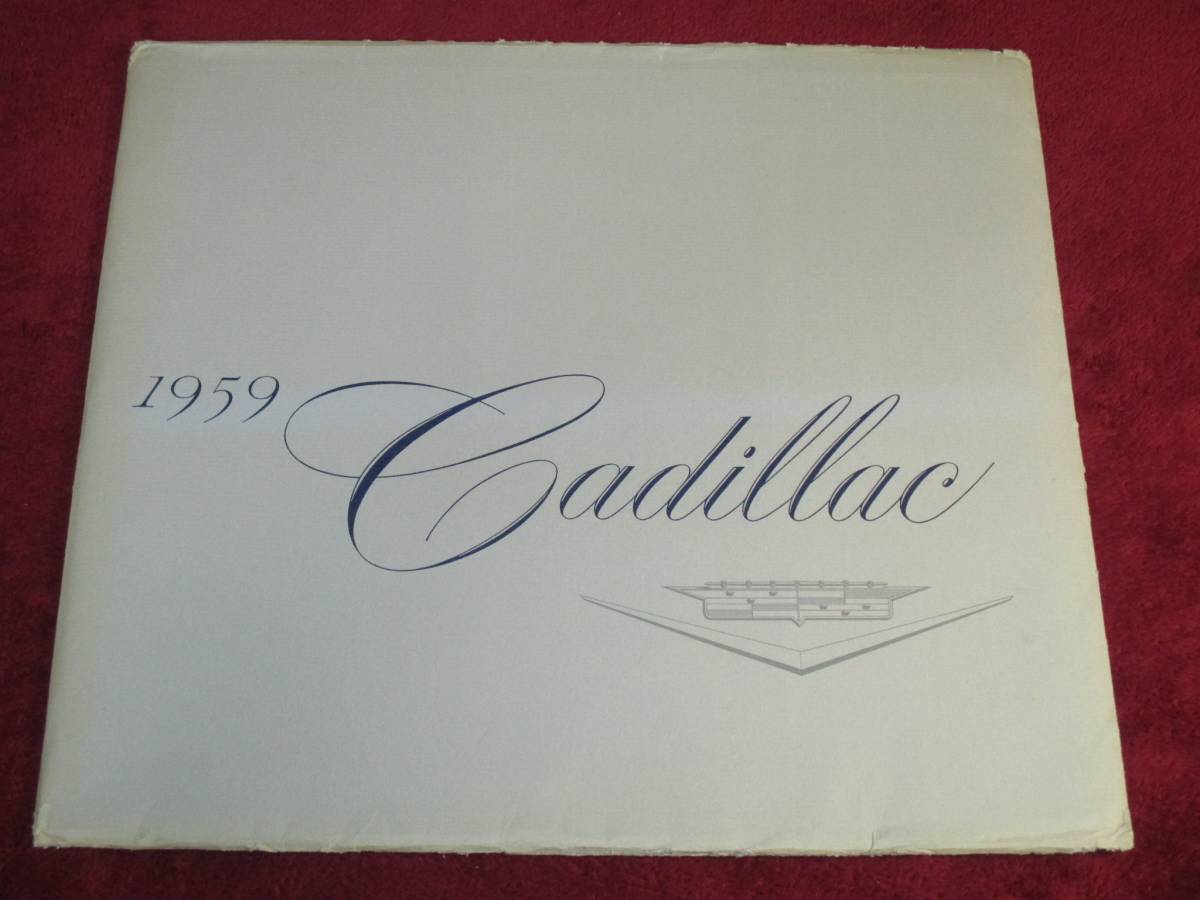 ** CADILLAC 1959 Showa era 34 large size catalog envelope attaching **